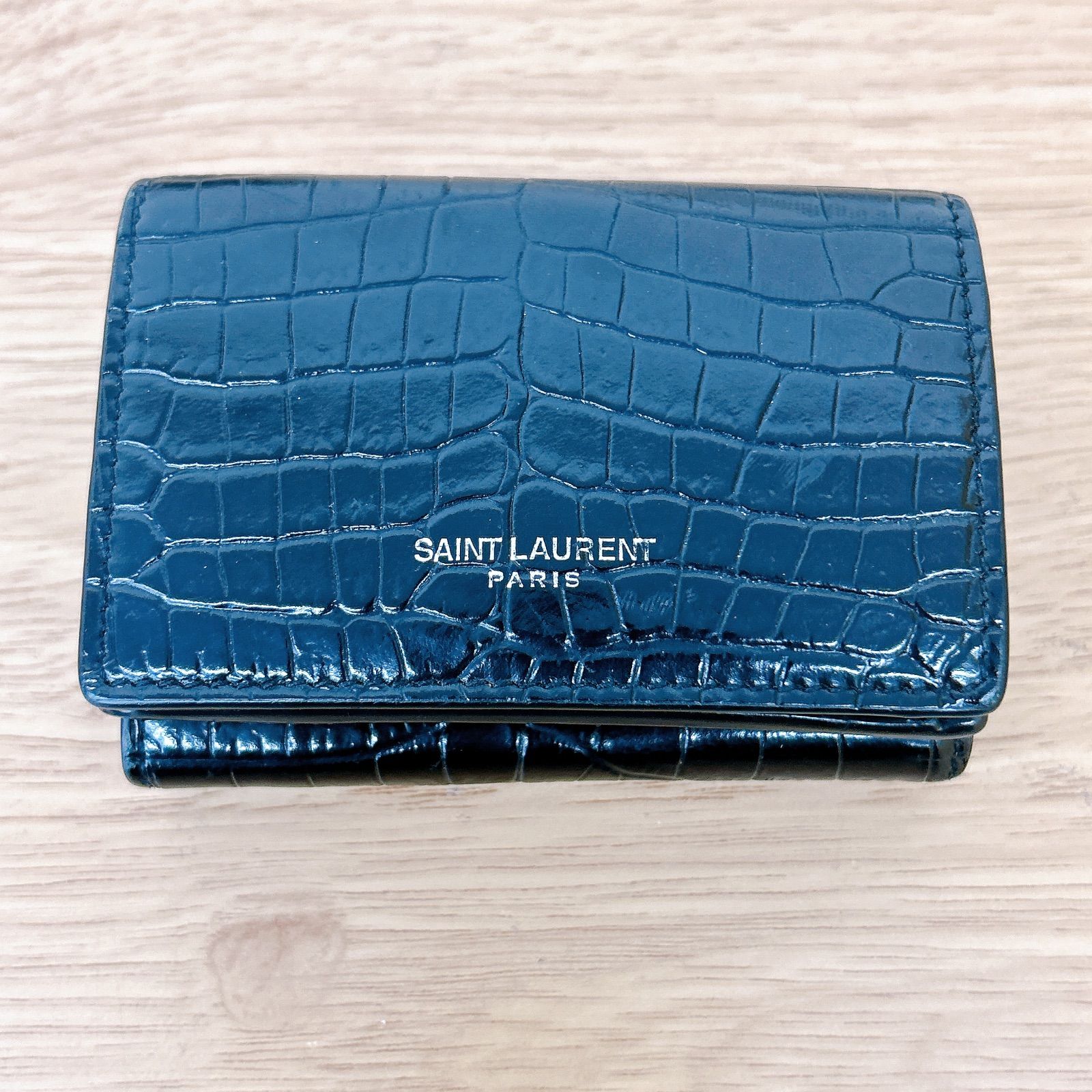 SAINT LAURENT サンローラン 三つ折り財布【財布】【1】 - メルカリ