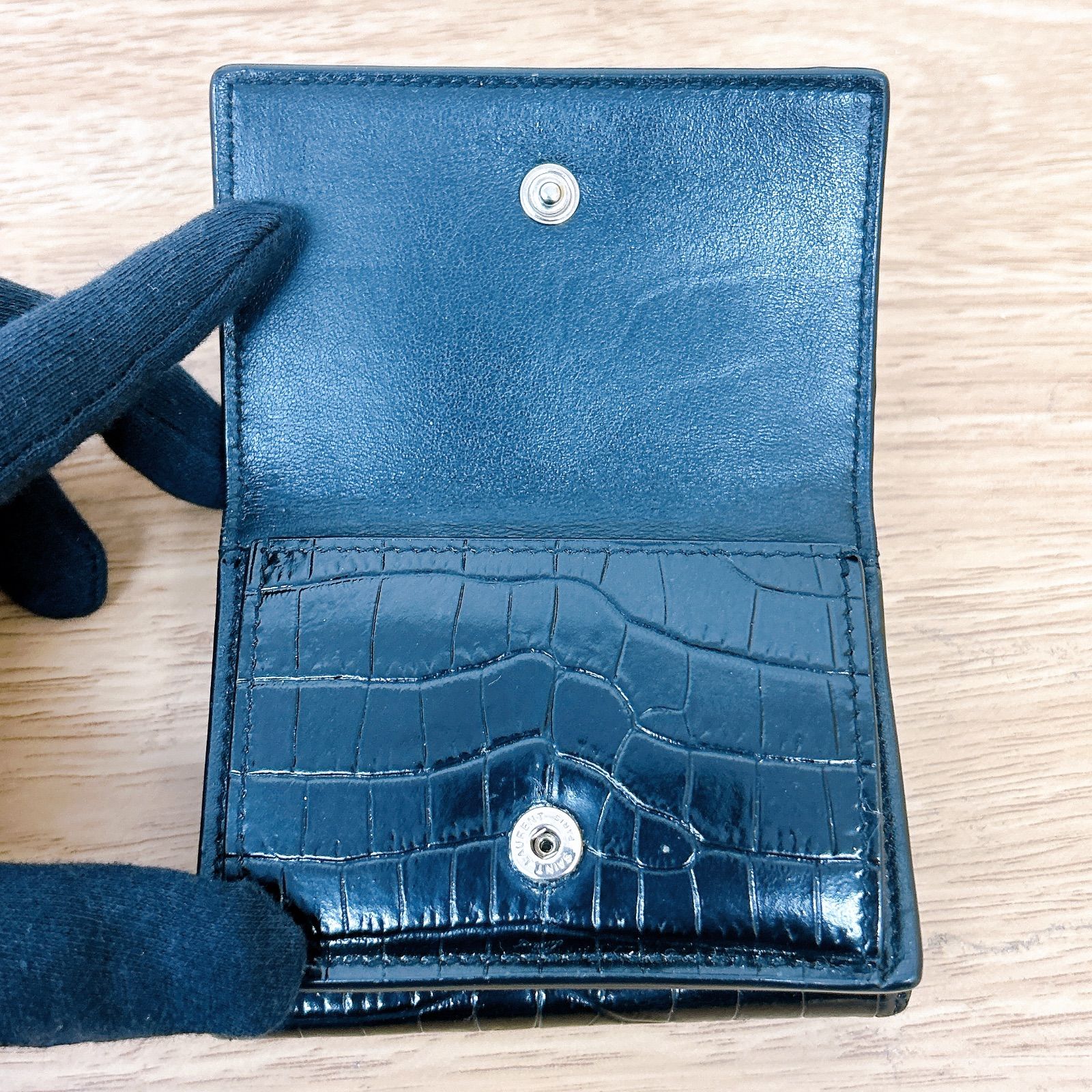 SAINT LAURENT サンローラン 三つ折り財布【財布】【1】 - メルカリ