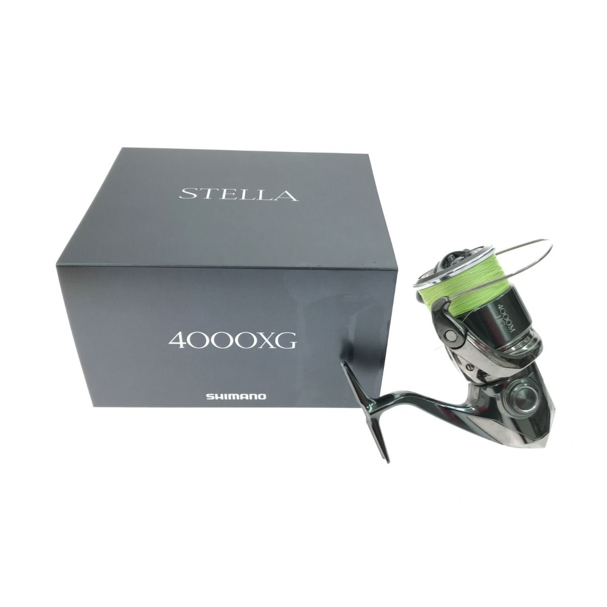 SHIMANO シマノ スピニングリール 22ステラ 043962 本体 箱4000XG-K スプール4000M-HG