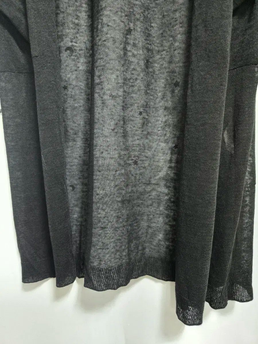 KUHO ブラック ロング カーディガン