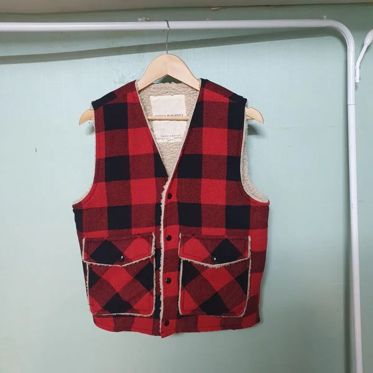 ポロラルフローレン バッファロー シェルパ ベスト s 95