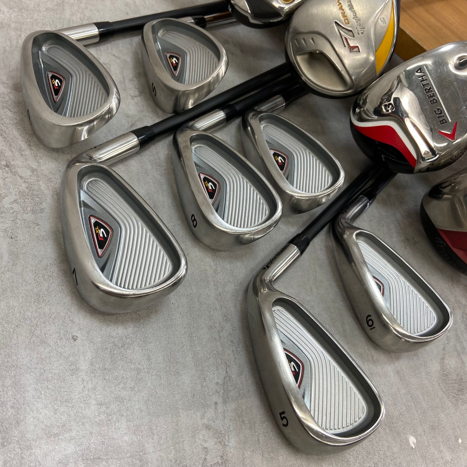 テーラーメイド キャロウェイ メンズゴルフ12本セット 右利き用 初心者