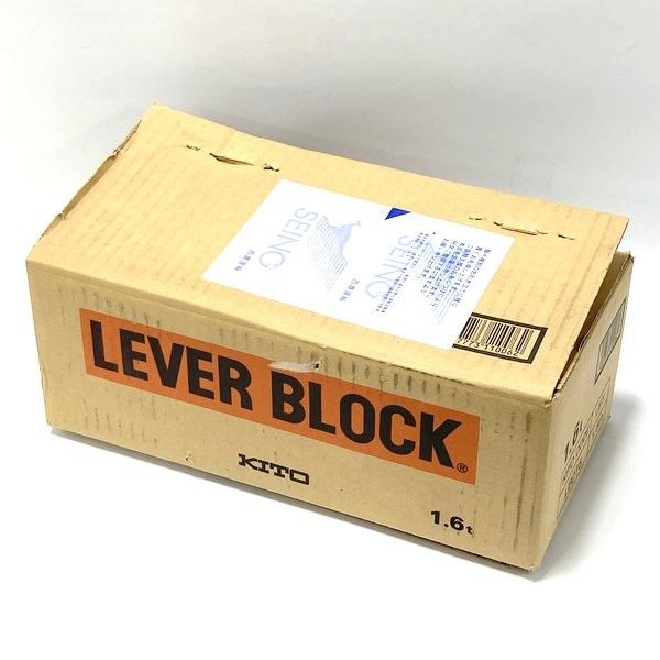 キトー KITO レバーブロック L5形 LB016 定格荷重1.6t 揚程1.5m 荷締機 ガッチャ ≡DT6805