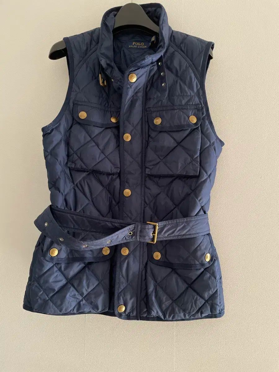 ポロラルフローレン ネイビー キルティング ベスト