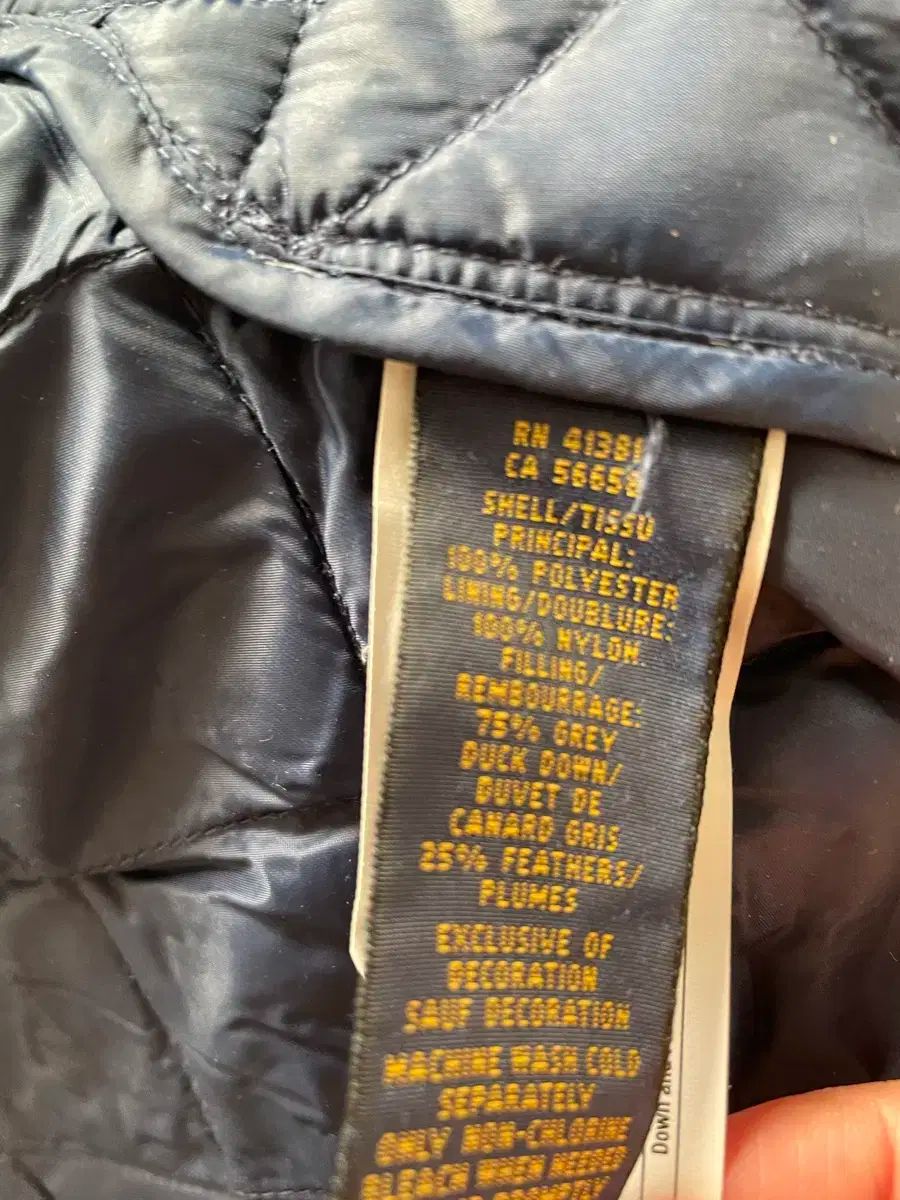 ネイビー キルティング