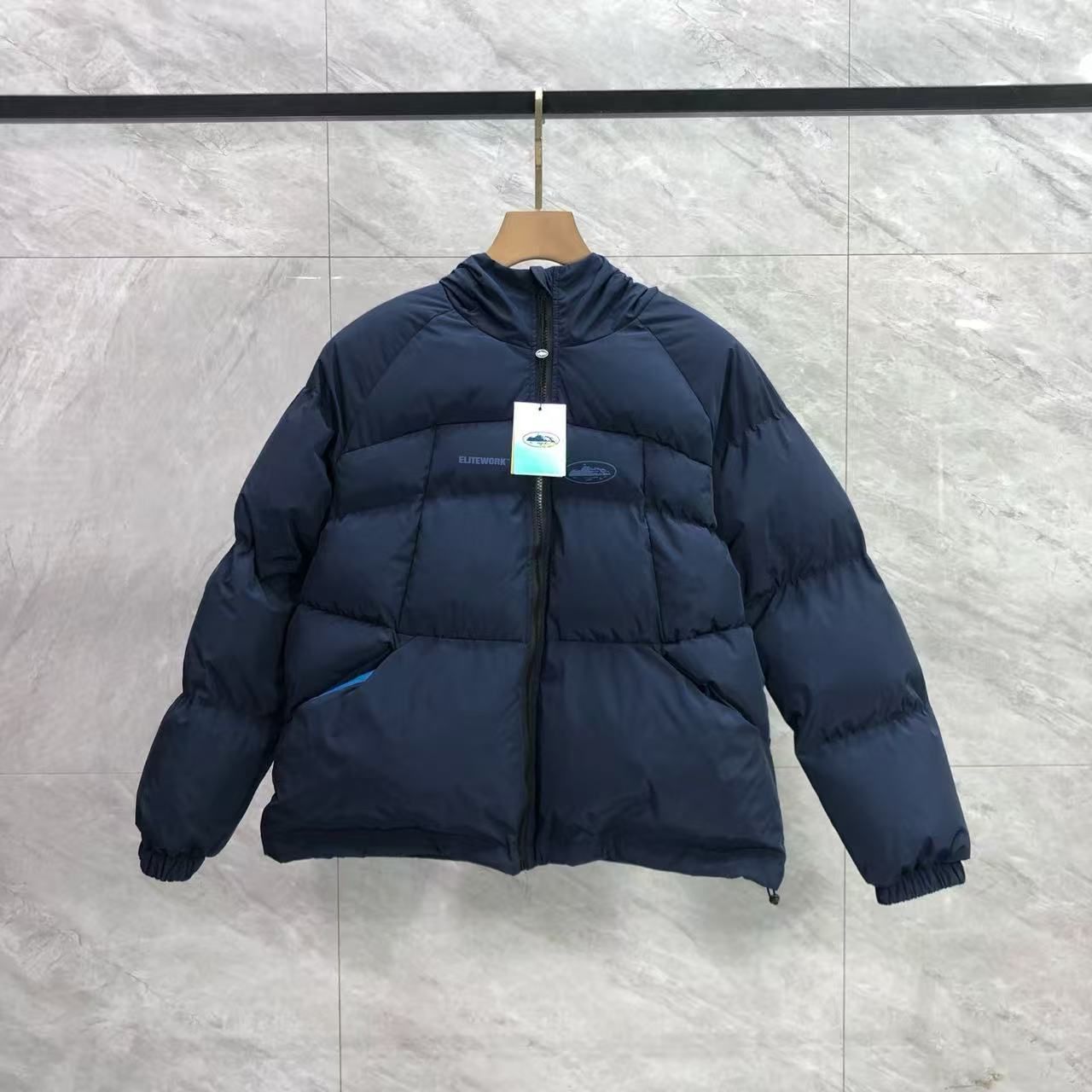 Corteiz ダウンジャケットネイビー