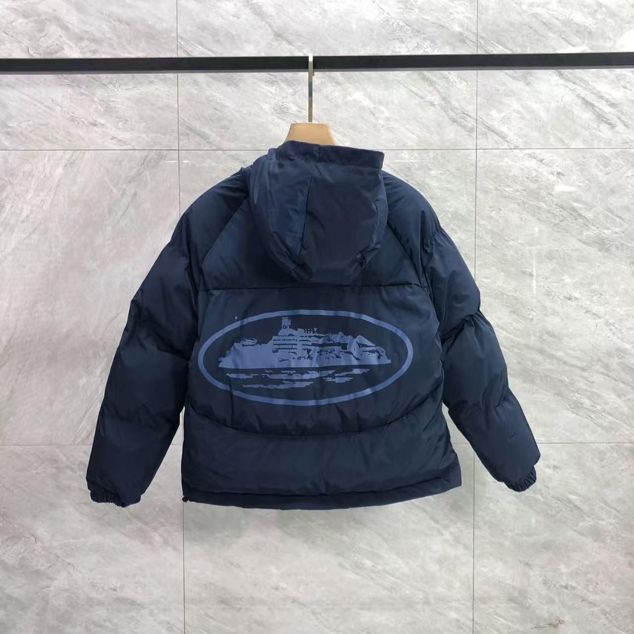 Corteiz ダウンジャケットネイビー