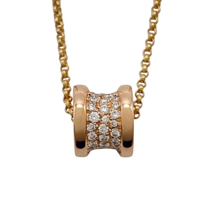 ブルガリ BVLGARI エレメントネックレス ピンクゴールド Au 750 ジュエリー