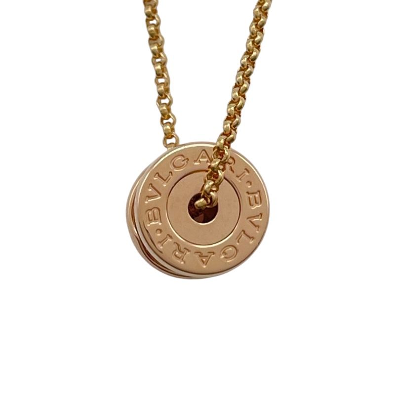  ブルガリ BVLGARI エレメントネックレス ピンクゴールド Au 750 ジュエリー ネックレス アクセサリー