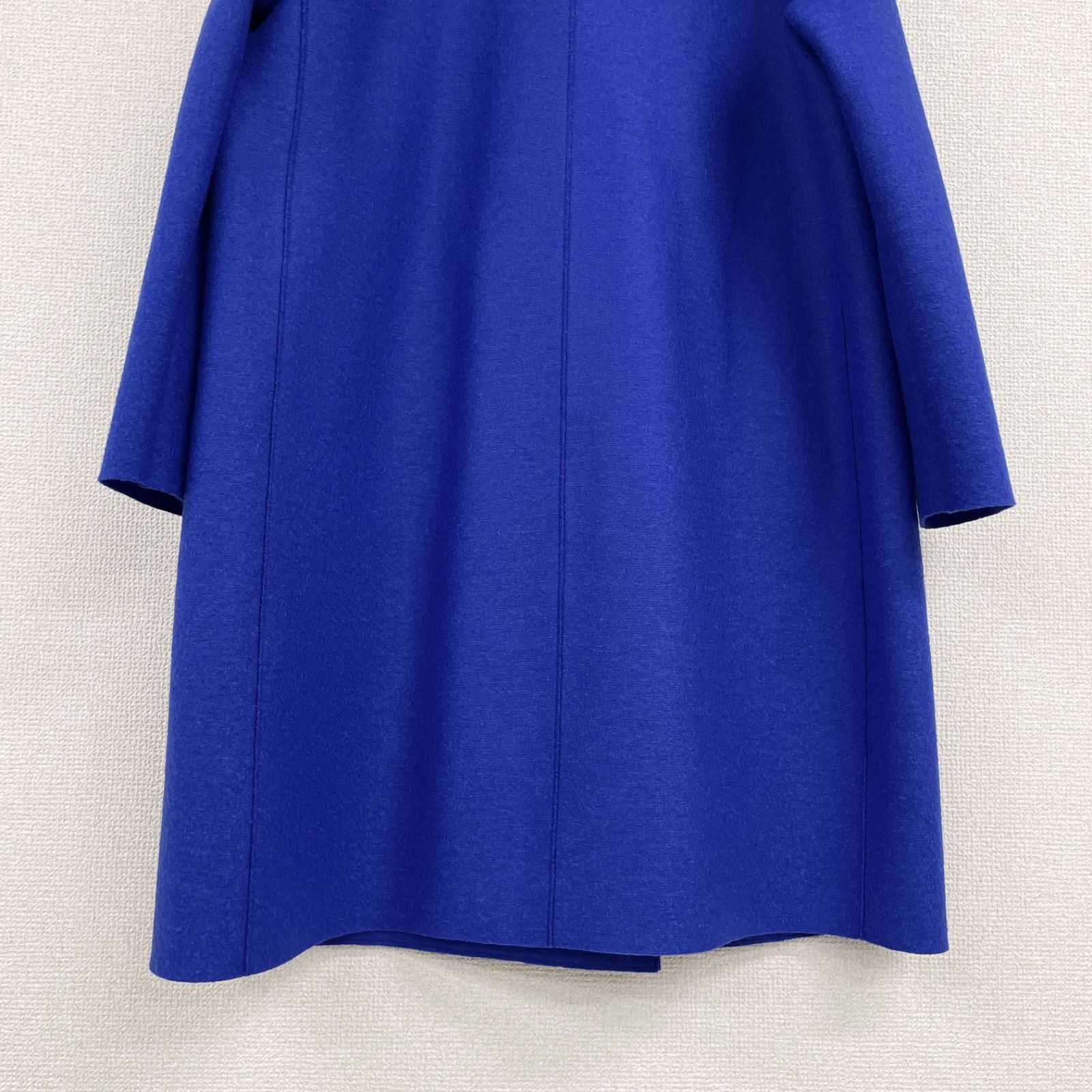 【大人気】ハリスワーフロンドン　ロングコート　　　　　ダブル　ネイビー　ウール 大人気】ハリスワーフロンドン ロングコート ダブル ネイビー ウール