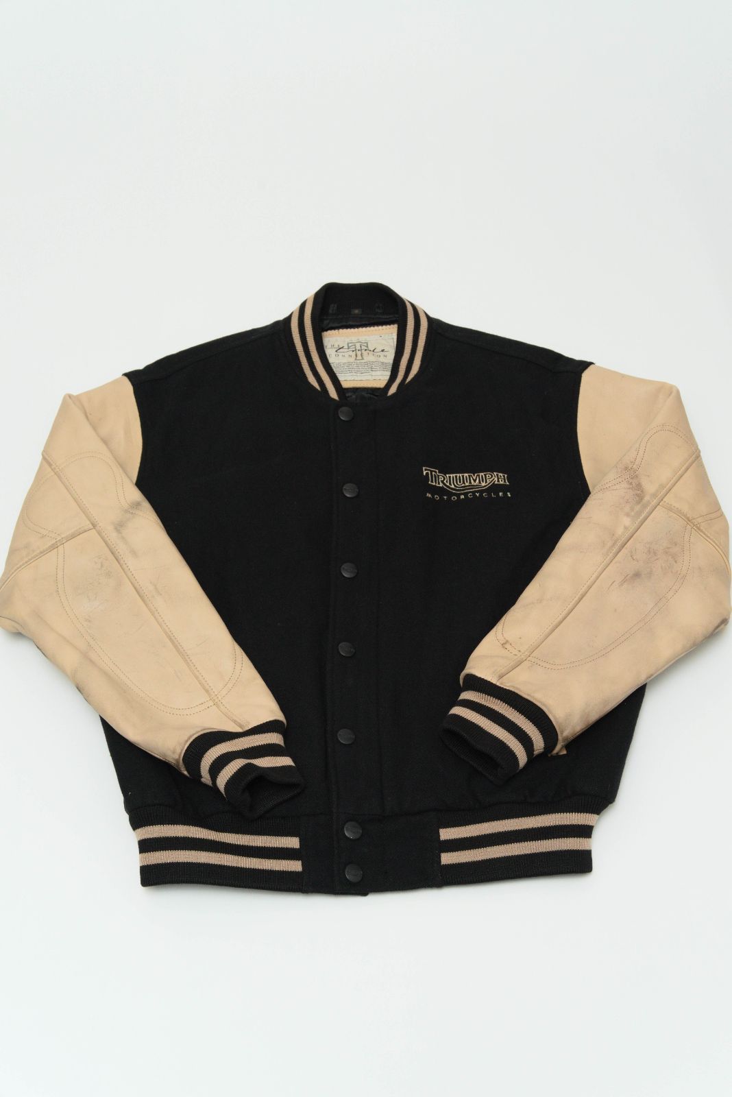 ユーロ 古着 THE Triple CONNECTION Triumph スタジャン トライアンフ