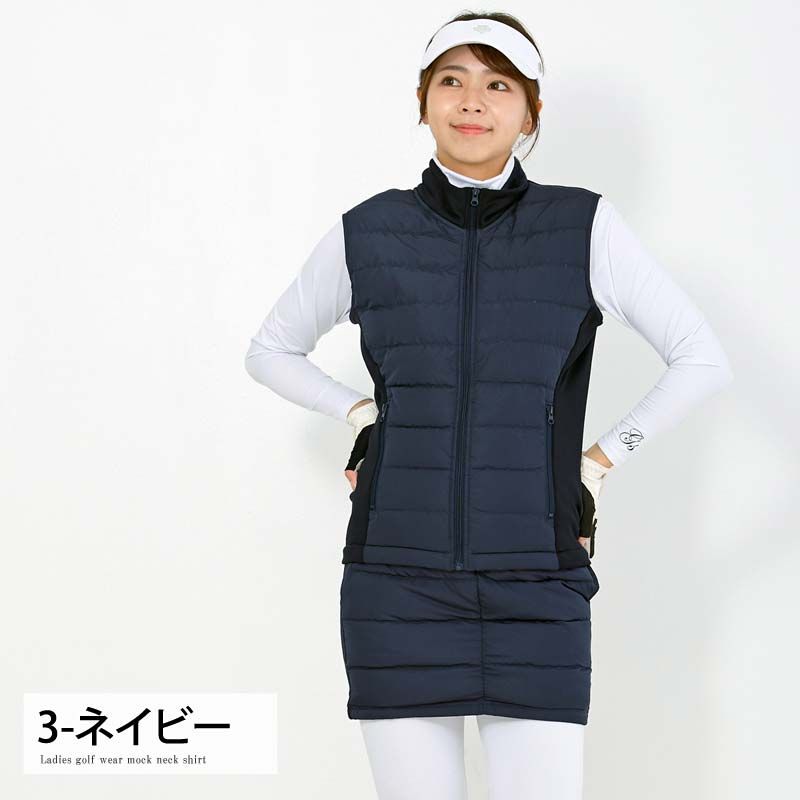 ダウンスカート 暖か裏起毛ボアフリース