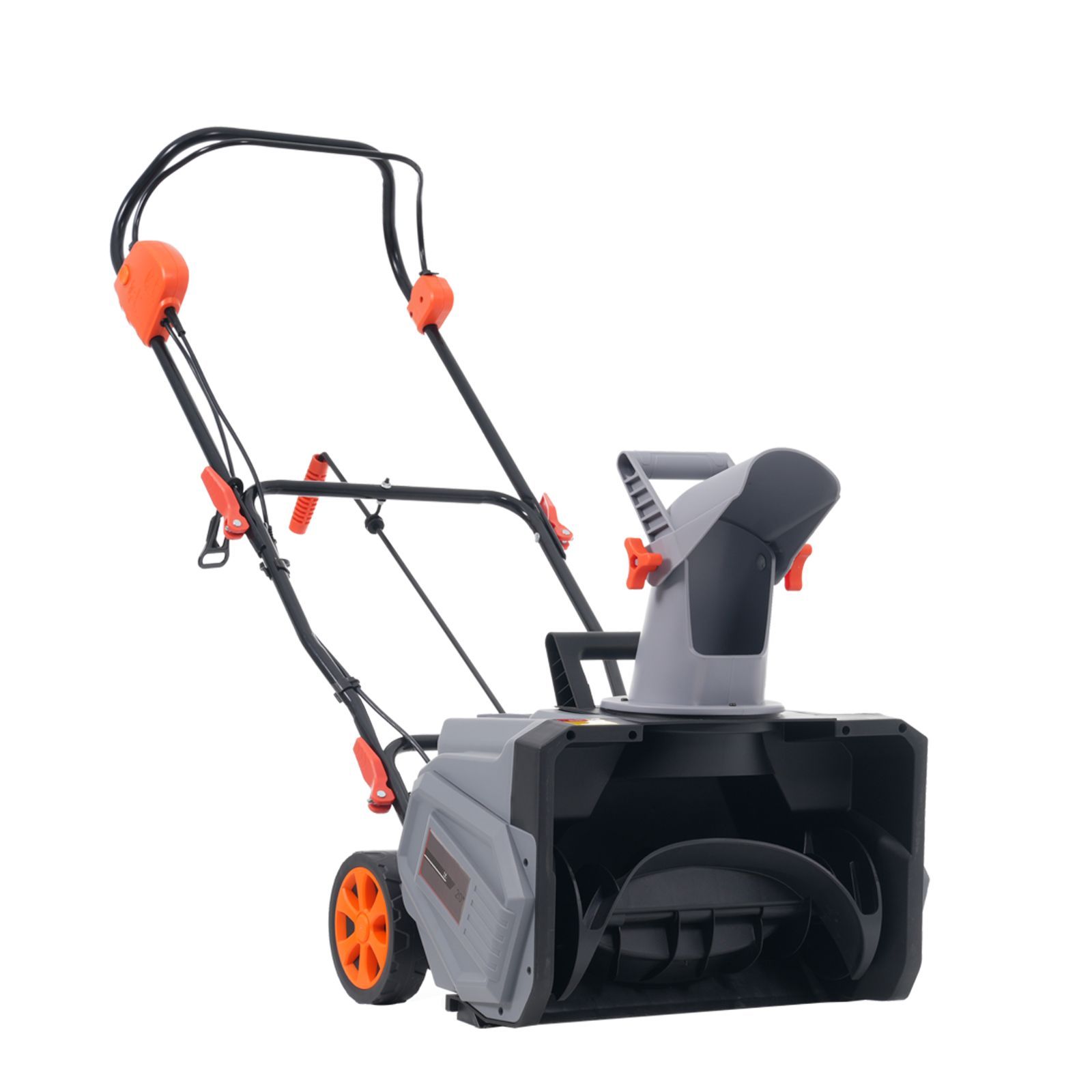 2025 大型家庭用除雪機 グレー 軽量設計 除雪幅 46cm× 除雪高 27cm 10m 電源ケーブル付属 除雪効率 UP 操作性良好 家庭 庭 駐車場向け 使いやすい 耐久性に優れ