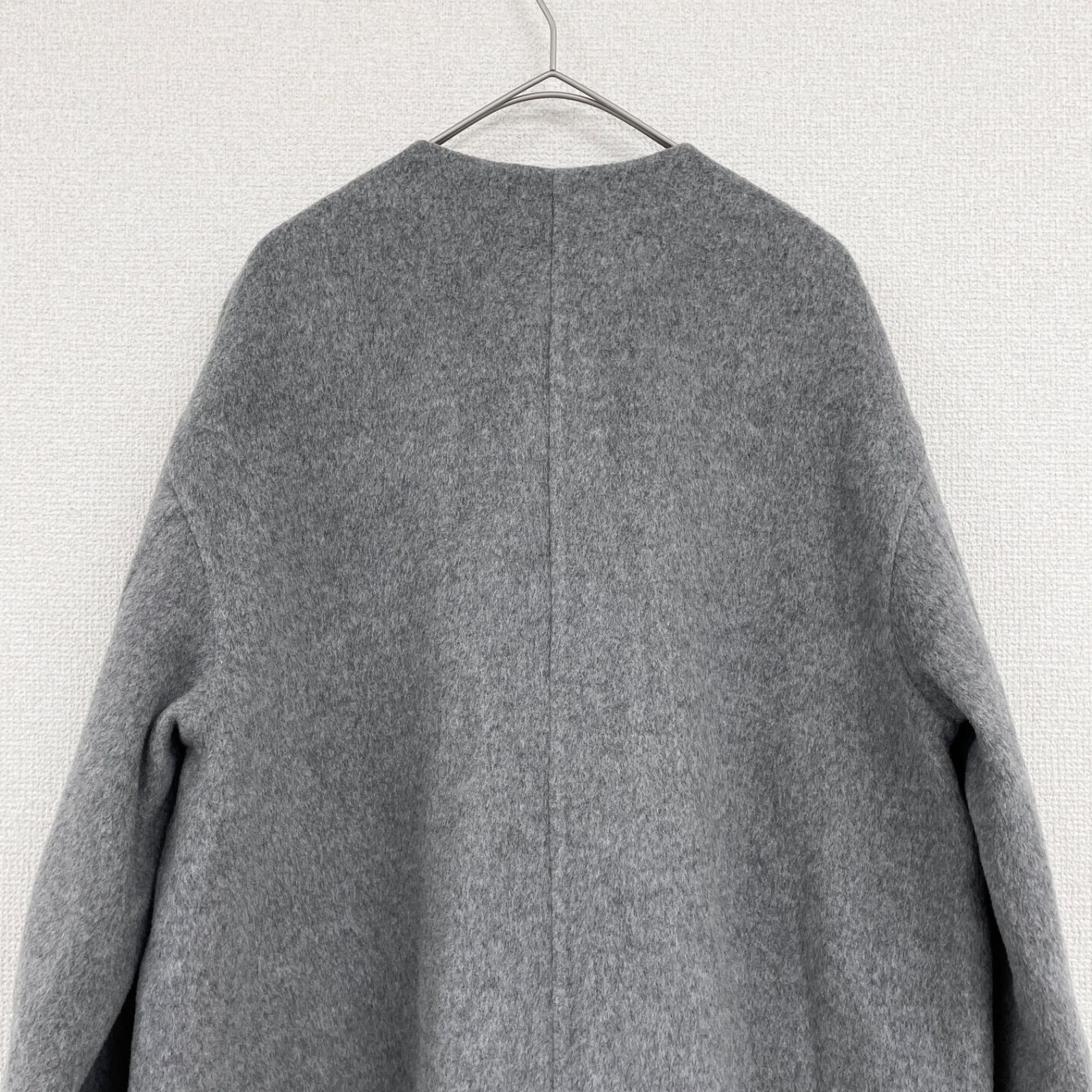 レディース SPICK&SPAN スピックアンドスパン ノーカラーコート ダブル 