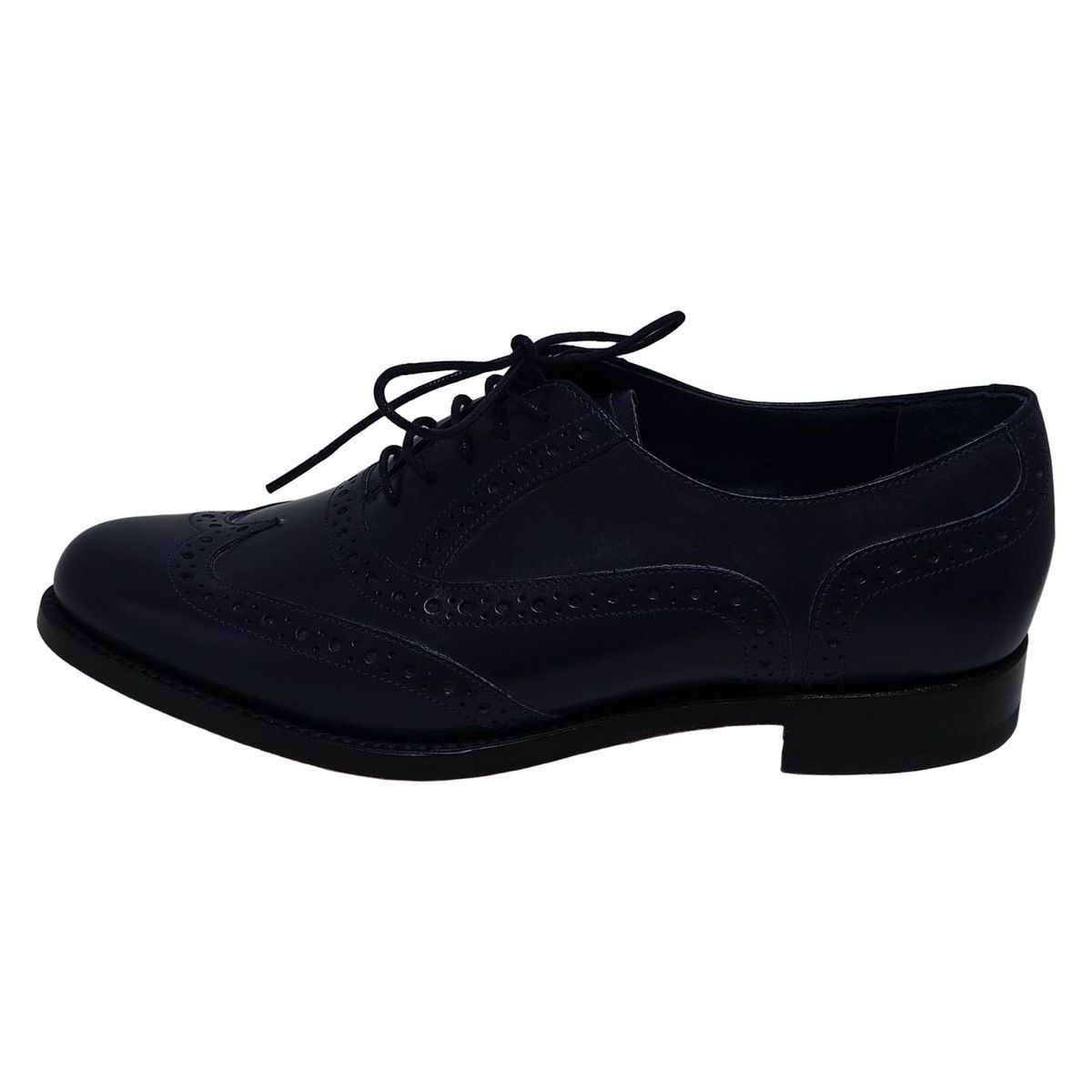 BARKER バーカー シューズ 5 1 2 D レディース ダークネイビー ウィングチップ Kamakura Shirtsコラボ レザー