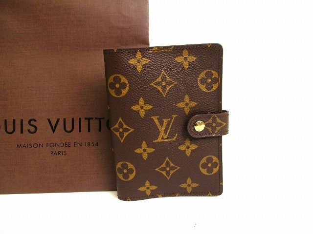 ルイヴィトン LOUIS VUITTON モノグラム アジェンダ PM 手帳カバー システム手帳 メンズ レディース