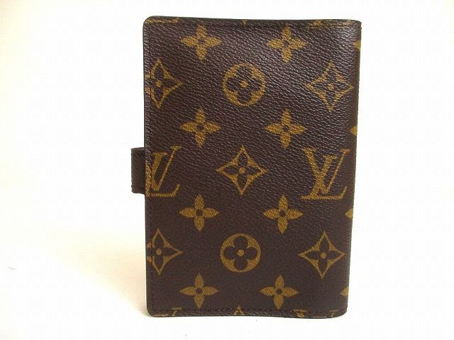 ルイヴィトン LOUIS VUITTON モノグラム アジェンダ PM 手帳カバー システム手帳 メンズ レディース