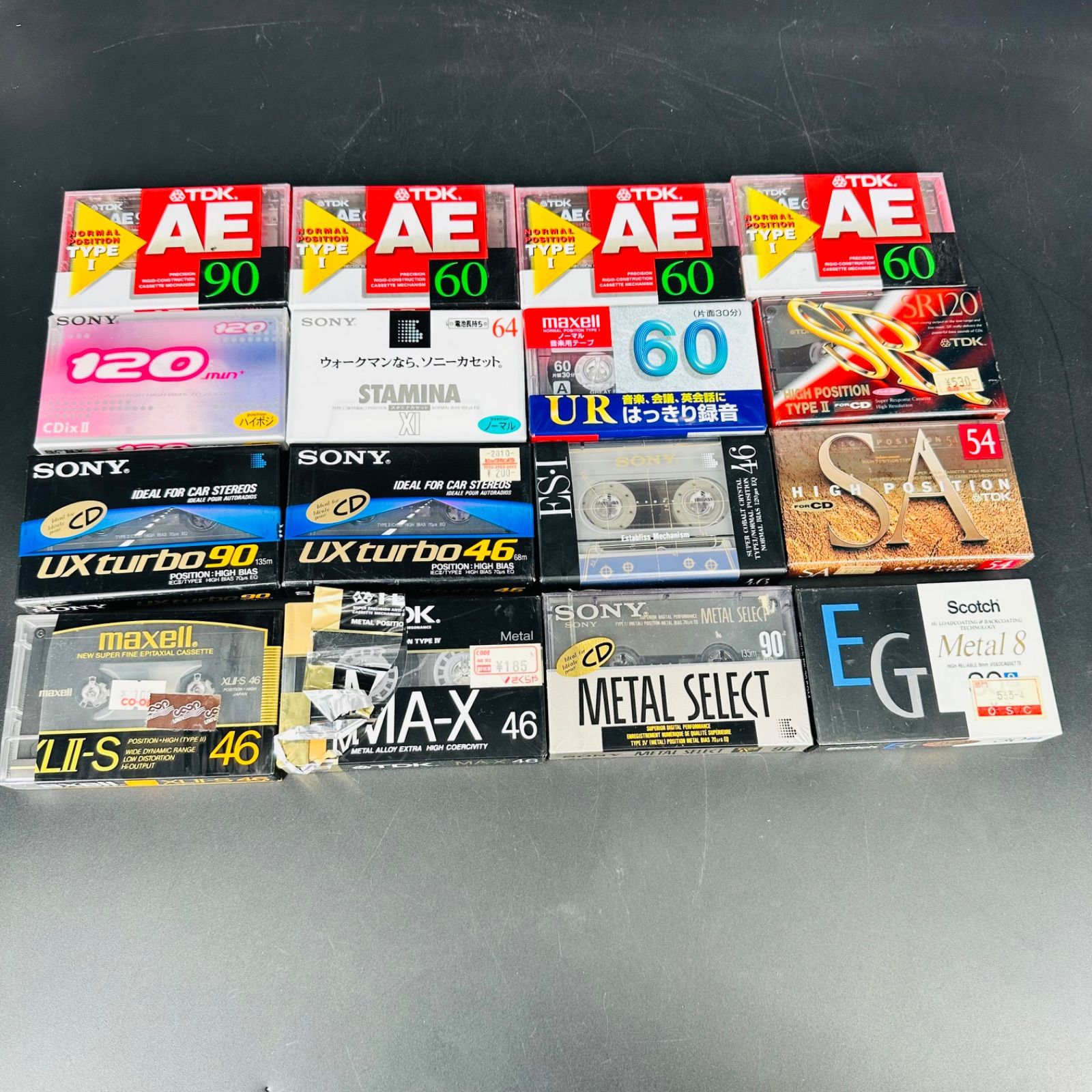 カセットテープ 等 セット メタルテープ ハイポジションテープ ノーマルテープ SONY TDK maxell