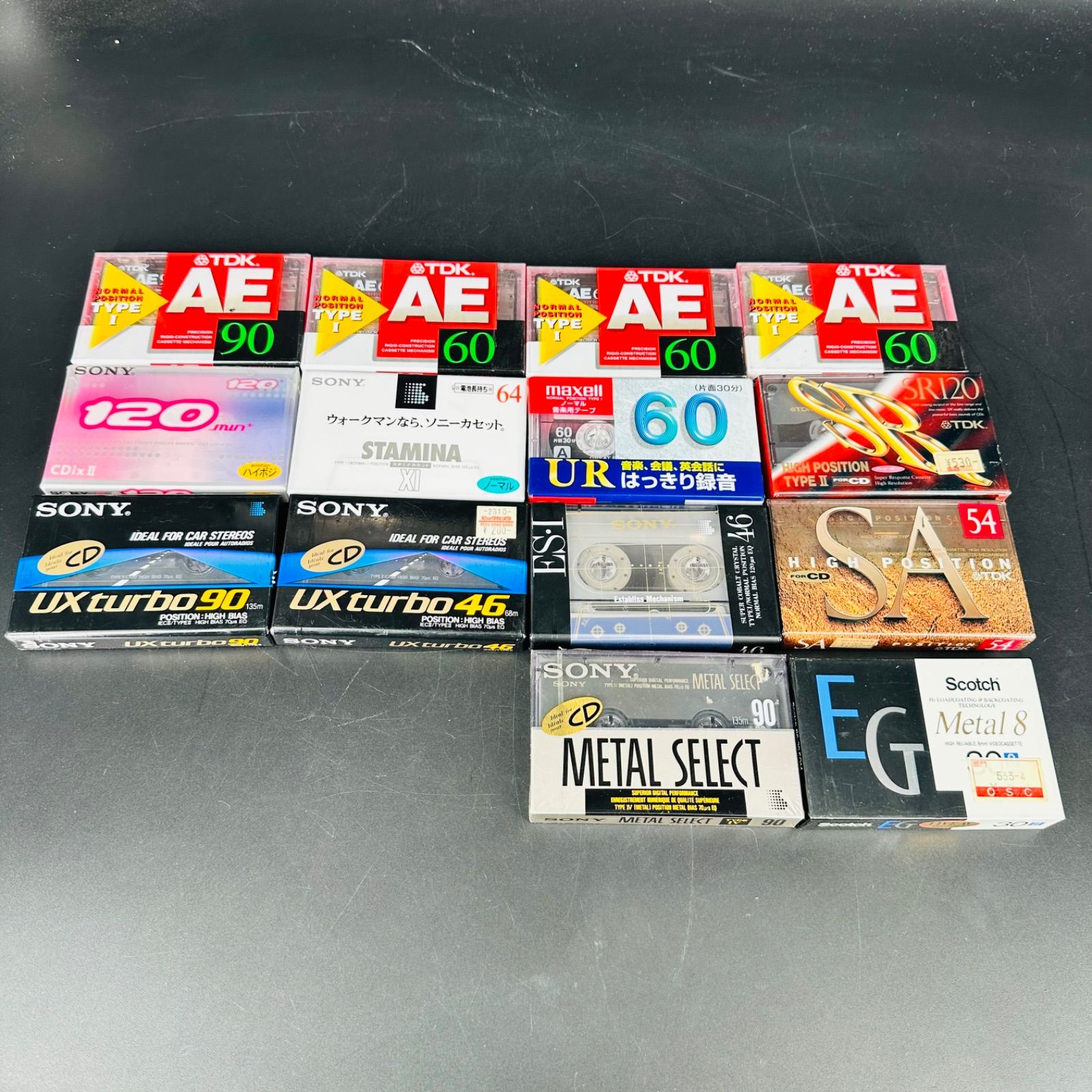 カセットテープ 等 セット メタルテープ ハイポジションテープ ノーマルテープ SONY TDK maxell