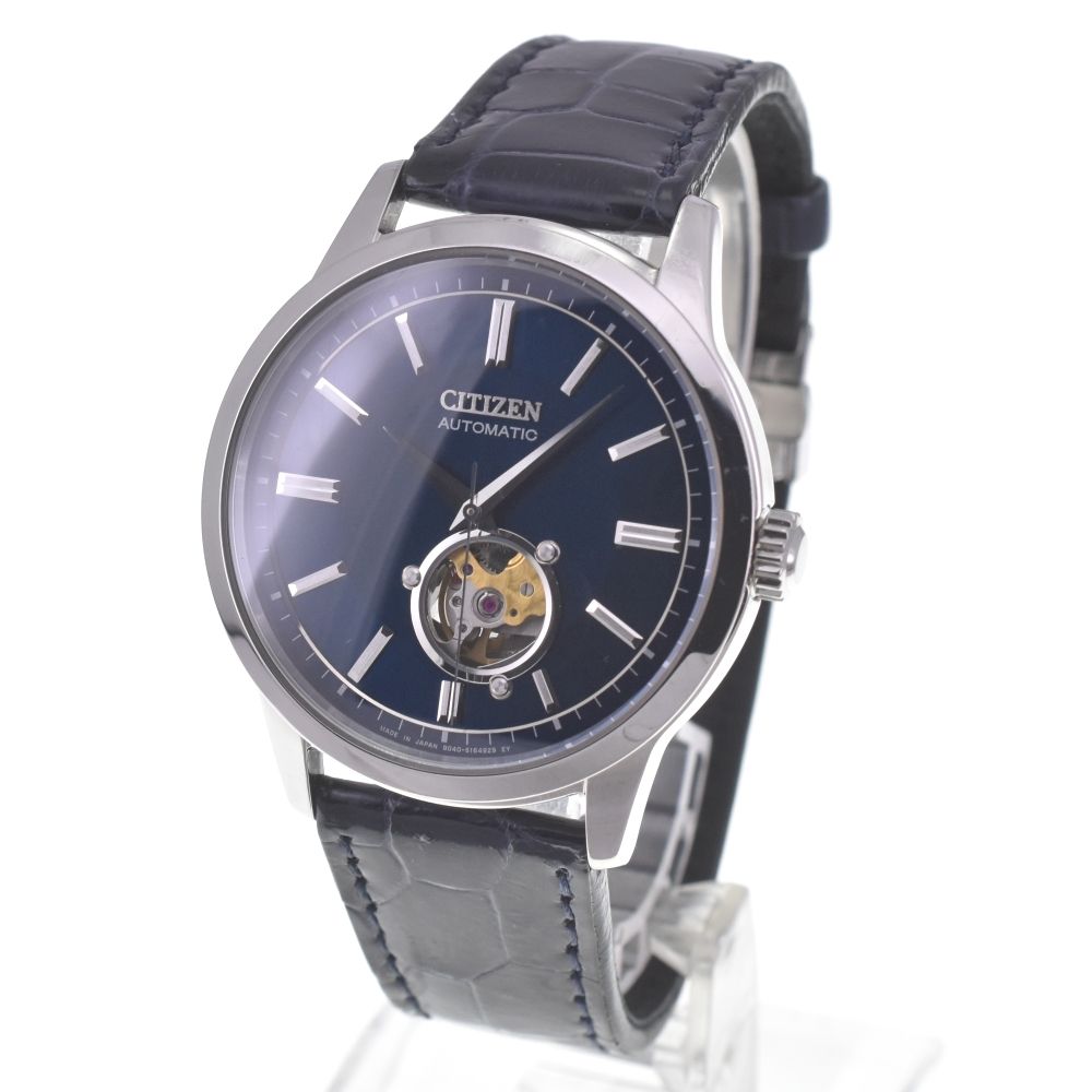 シチズン CITIZEN NB4020-11L クラシカルライン オープンハート 自動巻き メンズ Q 139836