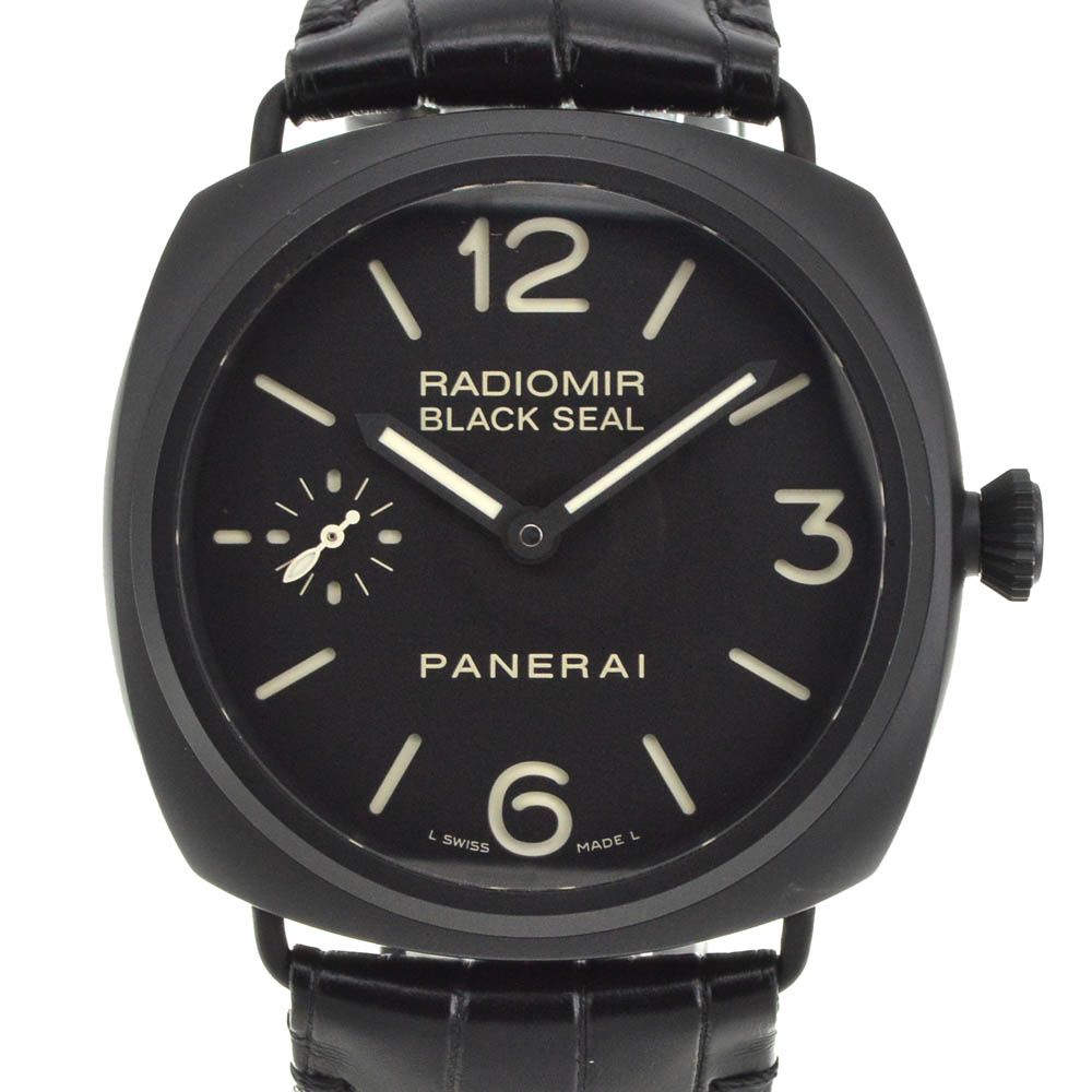 パネライ PANERAI PAM00292 ラジオミール ブラックシール 3デイズ 手巻き メンズ Q 141272