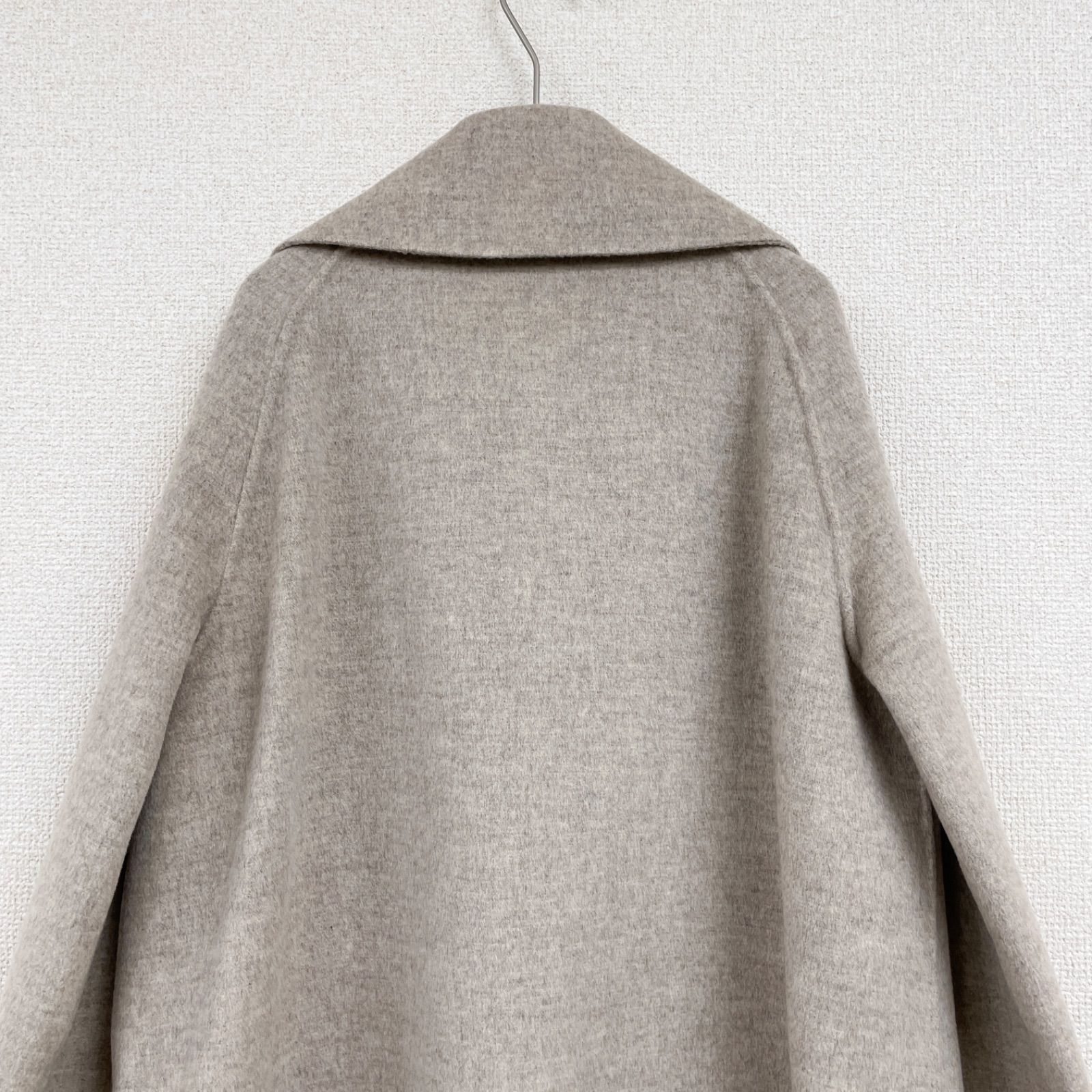 PAULE KA ポールカ ロングコート ダブルフェイス ウール ベージュ