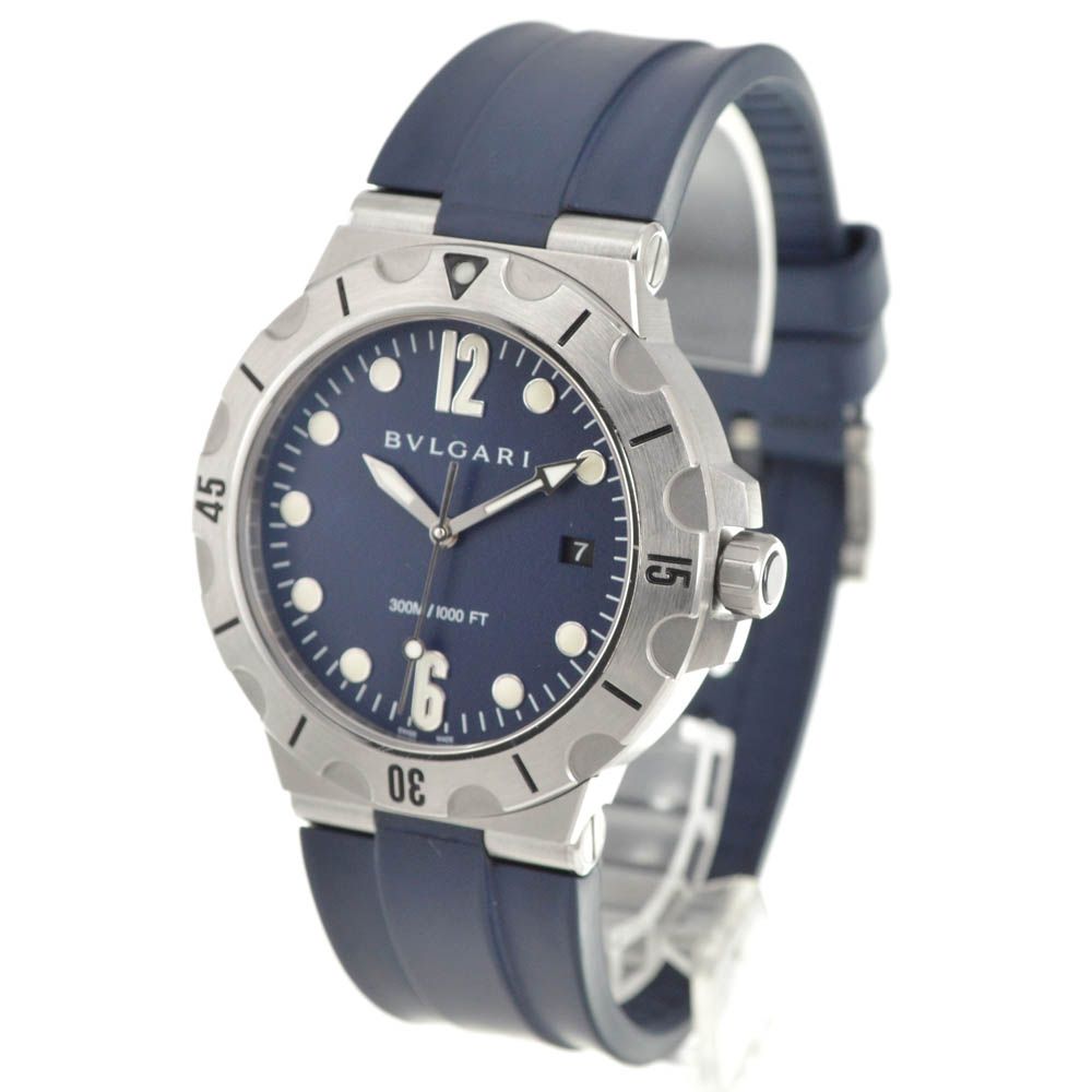 ブルガリ BVLGARI DP41C3SVSD ディアゴノ スキューバ デイト 自動巻き メンズ 保証書付き Q 141422