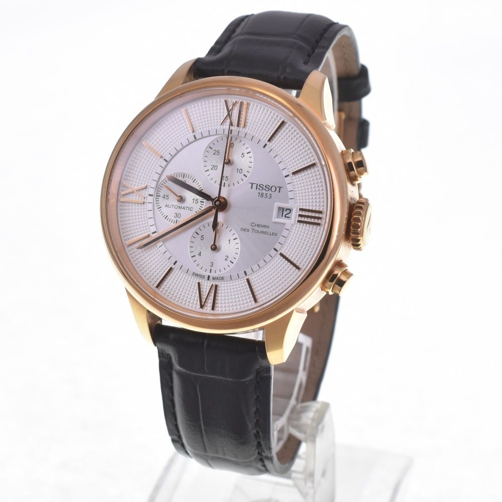 ティソ TISSOT T099.427.36.038.00 シュマン デ トゥレル クロノグラフ デイト 自動巻き メンズ 内 き Q 141474