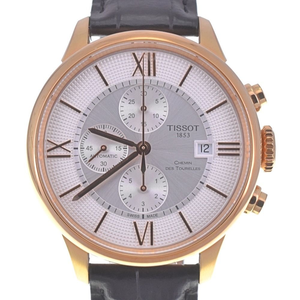 ティソ TISSOT T099.427.36.038.00 シュマン デ トゥレル クロノグラフ デイト 自動巻き メンズ 内 き Q 141474