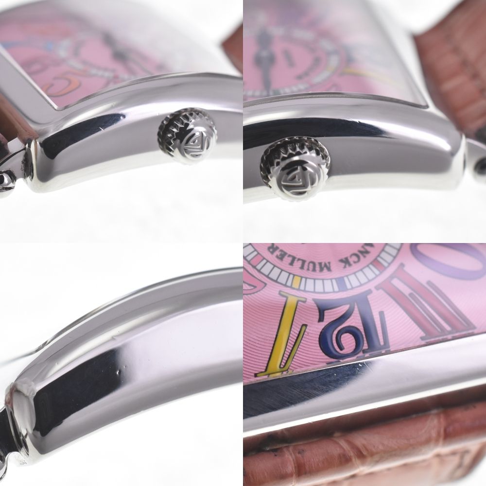 清潔な フランクミュラー FRANCK MULLER 6002LQZV マスタースクエア ドーム SS レザー クォーツ レディース 内 き Q 141456 お得なセール商品も！