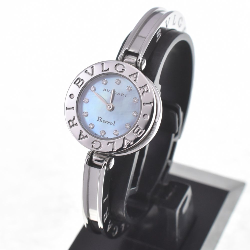 ブルガリ BVLGARI BZ22S B.zero1 12P ダイヤモンド クォーツ レディース 箱 保証書付き Q 141444