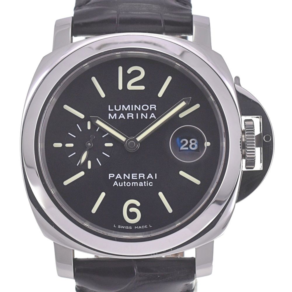 パネライ PANERAI PAM00104 ルミノールマリーナ スモールセコンド デイト 自動巻き メンズ き Q 141506