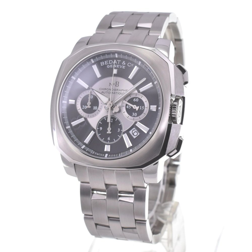 ベダ&カンパニー BEDAT-Co B867.011.311B No.8 クロノグラフ デイト 自動巻き メンズ 箱 保証書付き Q 141448