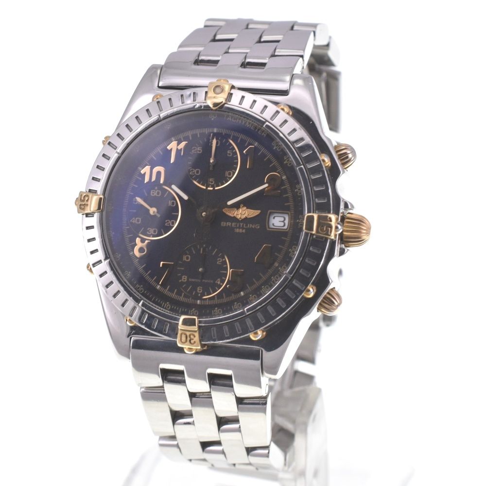 ブライトリング BREITLING B13050.1 クロノマット ビコロ クロノグラフ デイト 自動巻き メンズ Q 140570