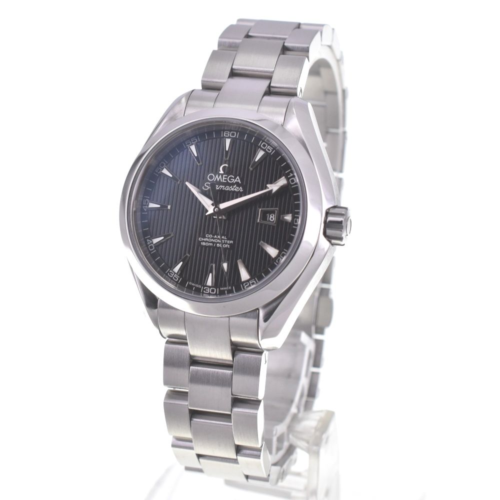 オメガ OMEGA 231.10.34.20.01.001 シーマスター アクアテラ 150m CO-AXIAL レディース 箱 保証書付き Q 141406