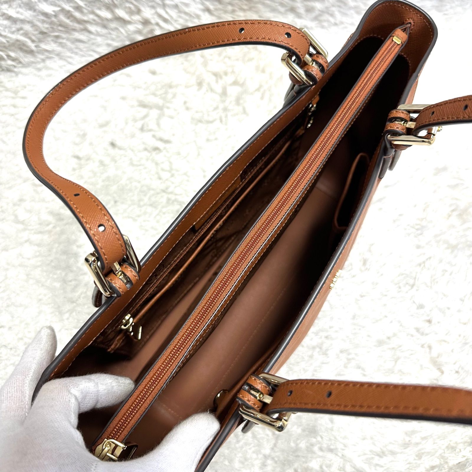 極美品】TORY BURCH トリーバーチ トートバッグ エマーソン レザー A4