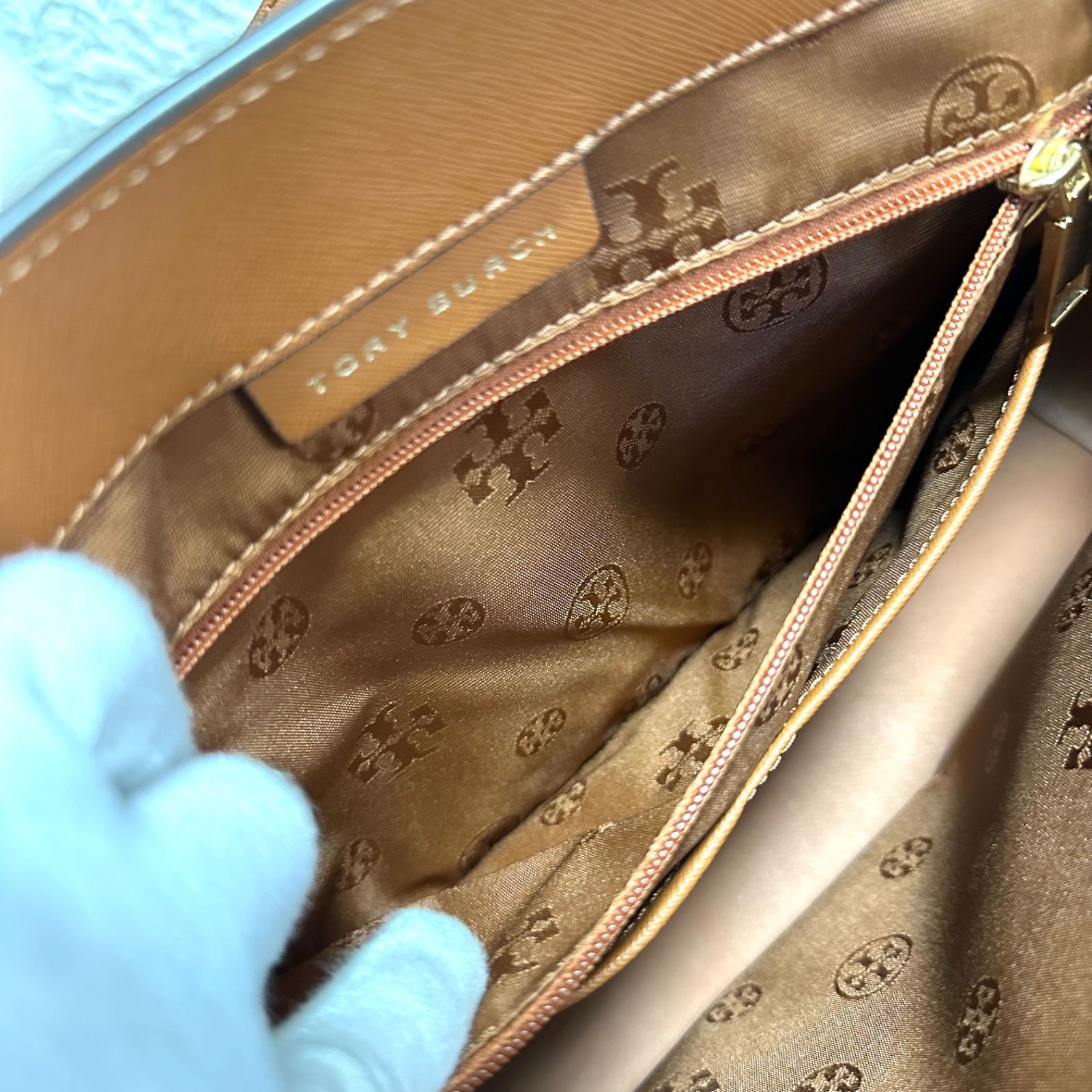 極美品】TORY BURCH トリーバーチ トートバッグ エマーソン レザー A4