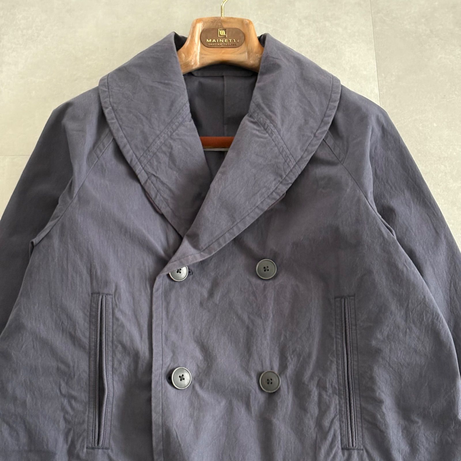 COMOLI コモリ タイプライターマッキノウコート マッキーノ ダブル