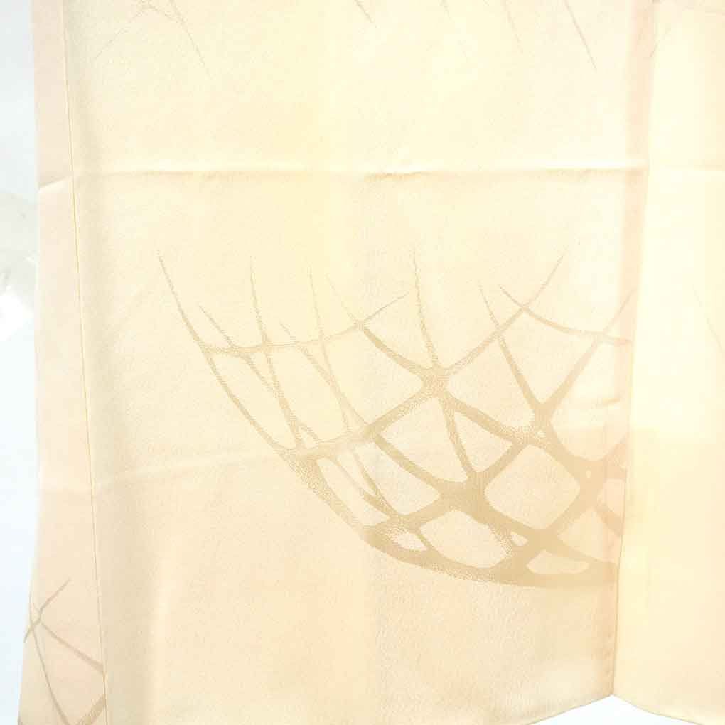 長襦袢 襦袢丈128 cm 裄67 袖丈47.5 袖幅34 レディース 袷 竹垣 裄長 裄Lサイズ 秋冬春用 正絹 シルク ピンク リメイク リユース リサイクル 呉服のきくや