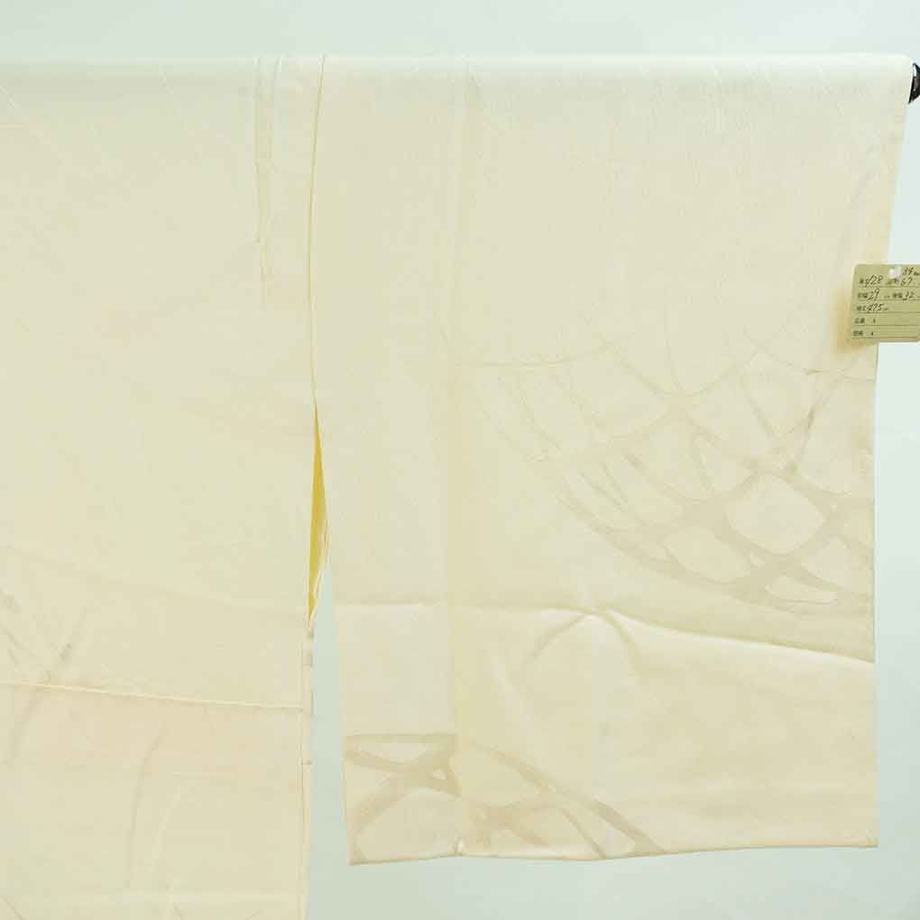  長襦袢 襦袢丈128 cm 裄67 袖丈47.5 袖幅34 レディース 袷 竹垣 裄長 裄Lサイズ 秋冬春用 正絹 シルク ピンク リメイク リユース リサイクル 呉服のきくや 長襦袢 長襦袢 半襦袢