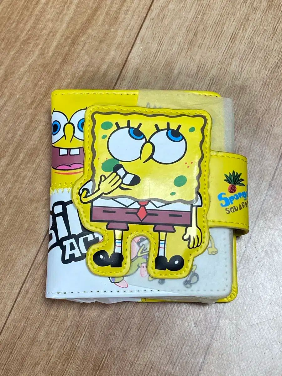 レトロ文具 スポンジボブ 二つ折り財布 コインケース