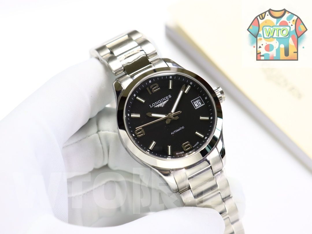 WTO通販 ロンジン コンプティションシリーズ サファイア凸面ガラス風防を採用-WTO輸入-QJY 90