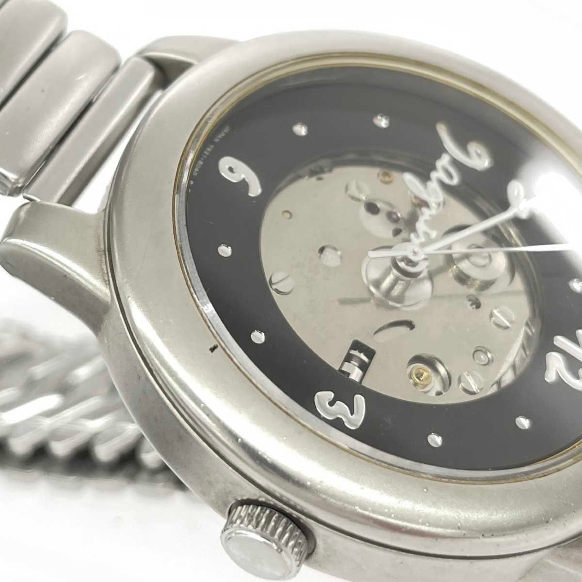 agnes b. アニエスベー 自動巻腕時計  SS/ Y621-8030   シルバーカラー レディース / 240001170551 agnes b. アニエスベー 自動巻腕時計 SS/ Y621-8030 シルバーカラー