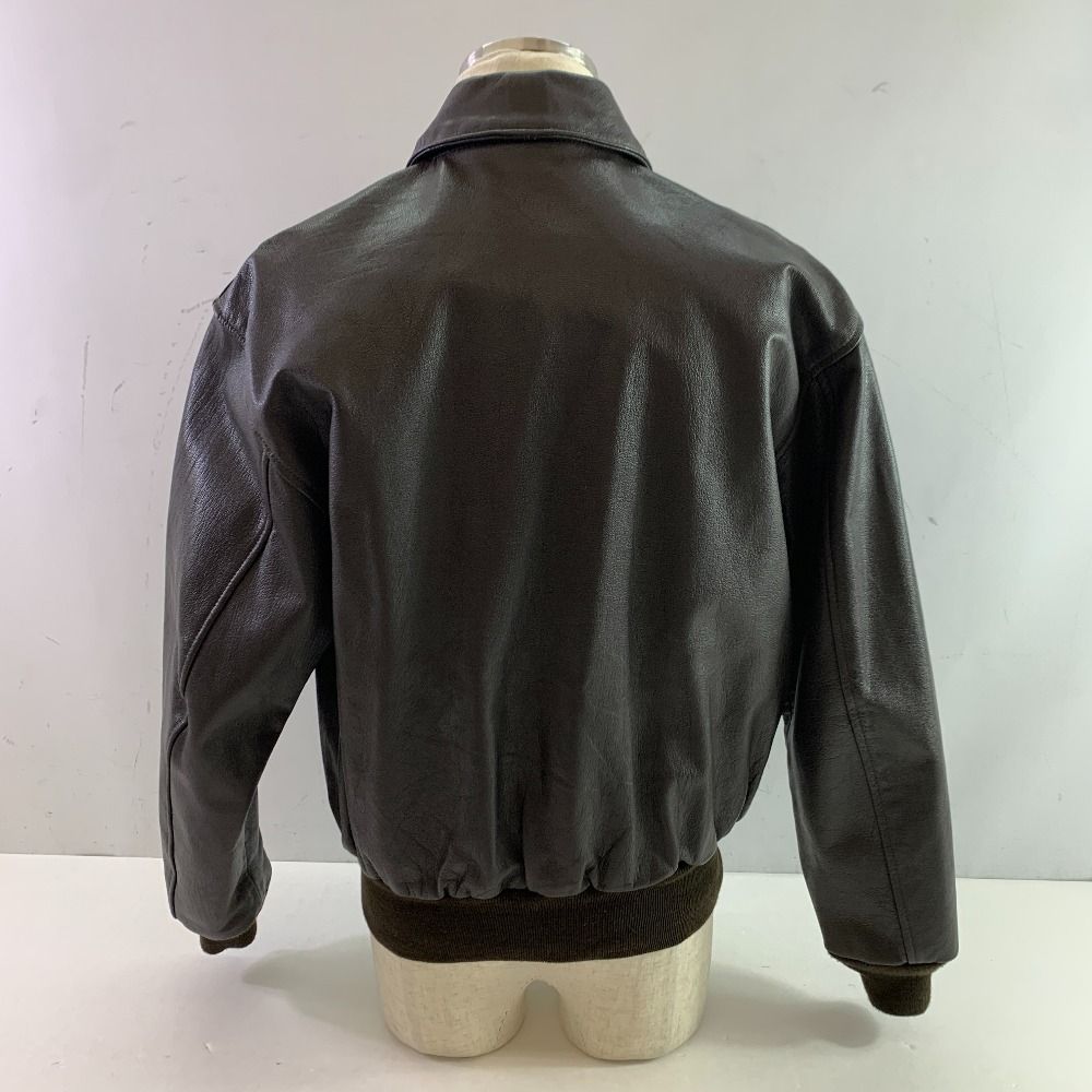 04w5242 AVIREX アヴィレックス タイプA-2 ミリタリーコート30-1415 ブラウン サイズ 40 レザージャケット 八王子店