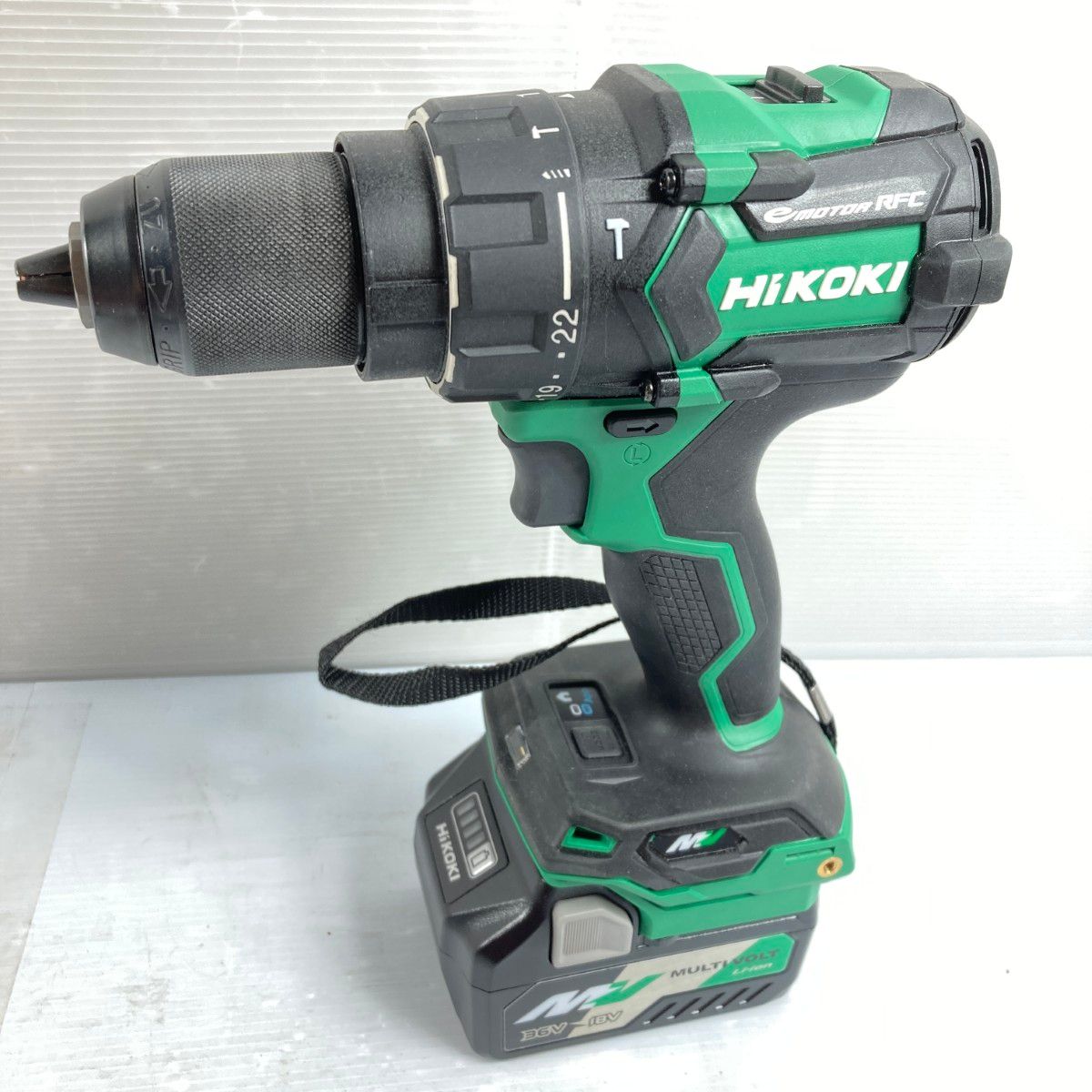 HiKOKI ハイコーキ 36V 13mm コードレス振動ドライバドリル バッテリ1個付属 PSEマークあり DV36DC グリーン