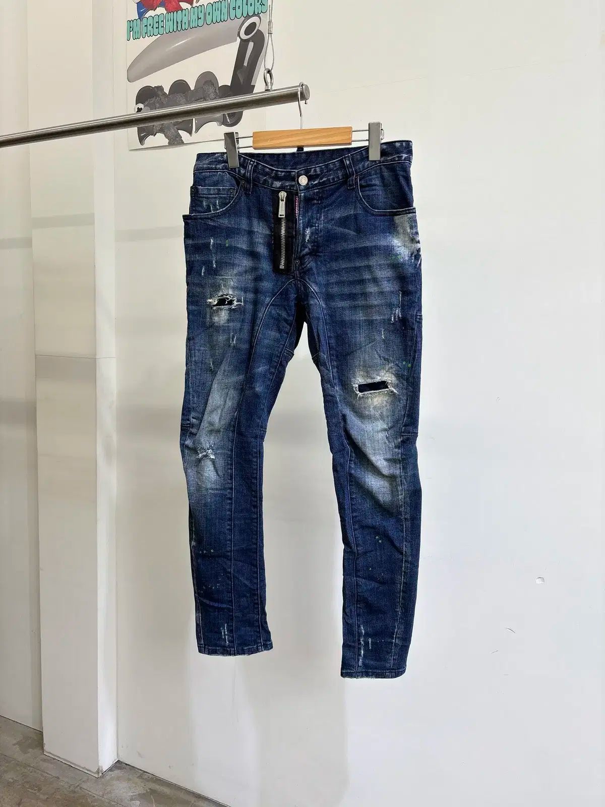 デニム/ジーンズ 伊製ディースクエアードDSQUARED2 デニムパンツ46