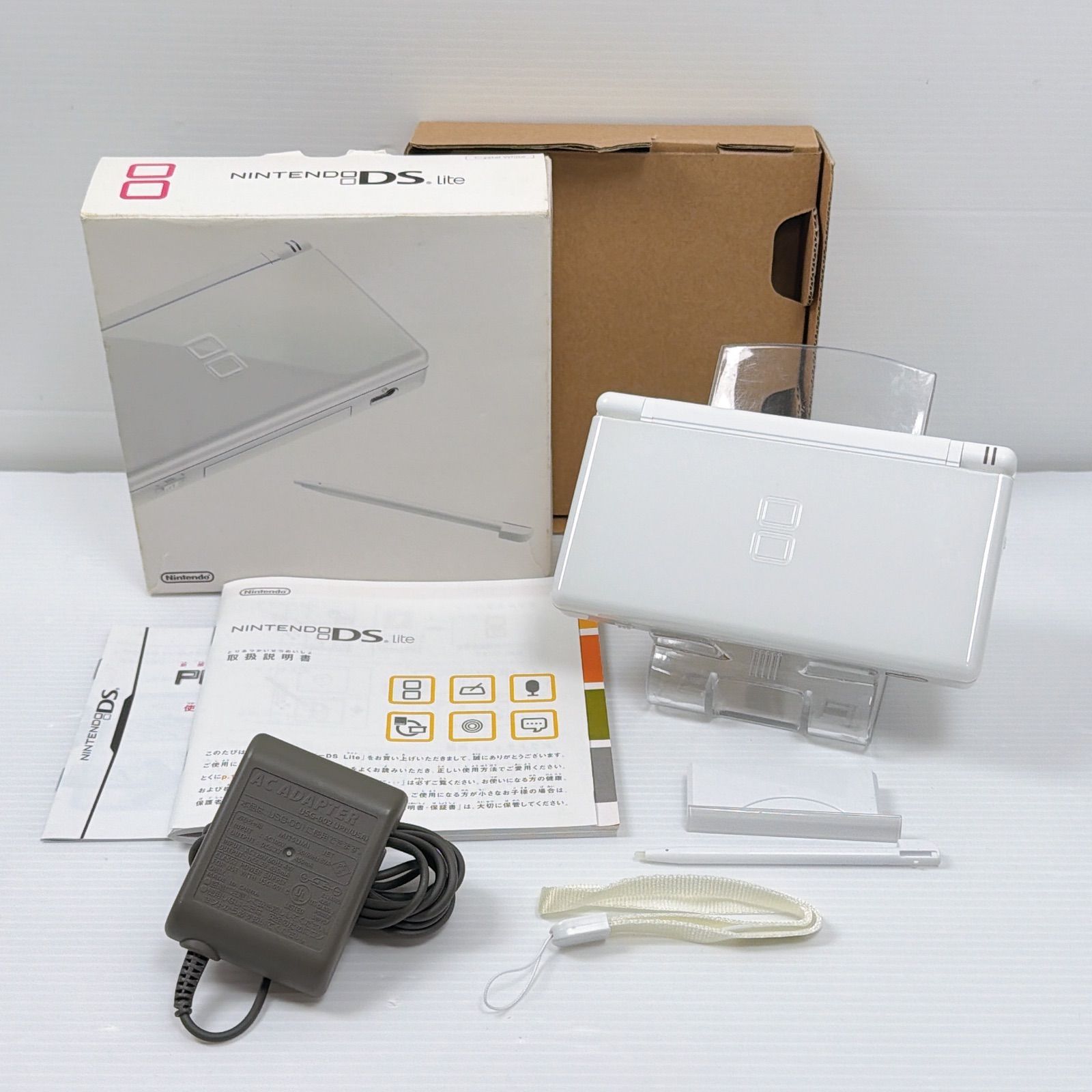 DS Lite クリスタルホワイト 遊べるセット 動作 済み dslite DSLITE DS Lite 任天堂