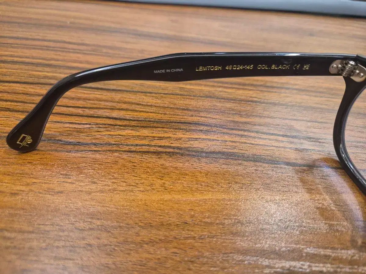 MOSCOT モスコット レムトッシュ ブラック メガネ 46