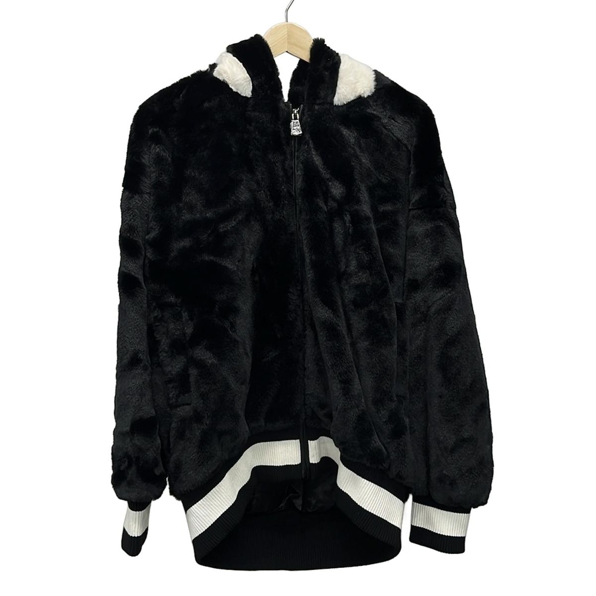 Rady レディ ブルゾン サイズM レディース - 黒×白 長袖 フェイクファー 秋 冬