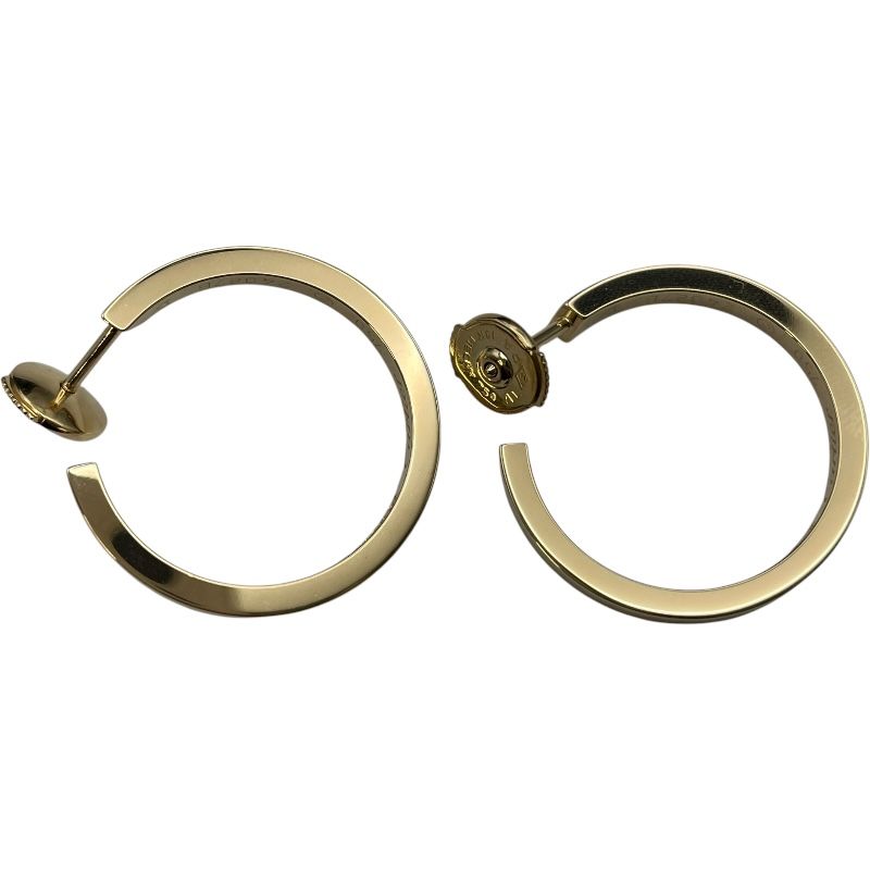 カルティエ Cartier フープ ダイヤピアス イエローゴールド K18YG